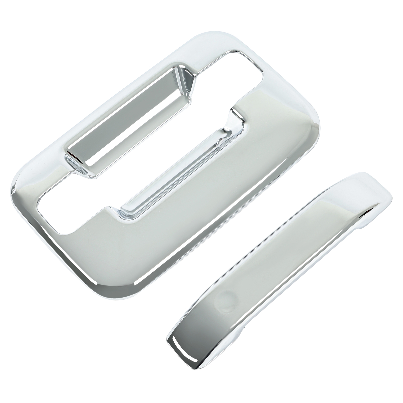 Chrome 4 Door (With Key Pad) + Tailgate Handle Covers Fits 2004-2014 Ford F150