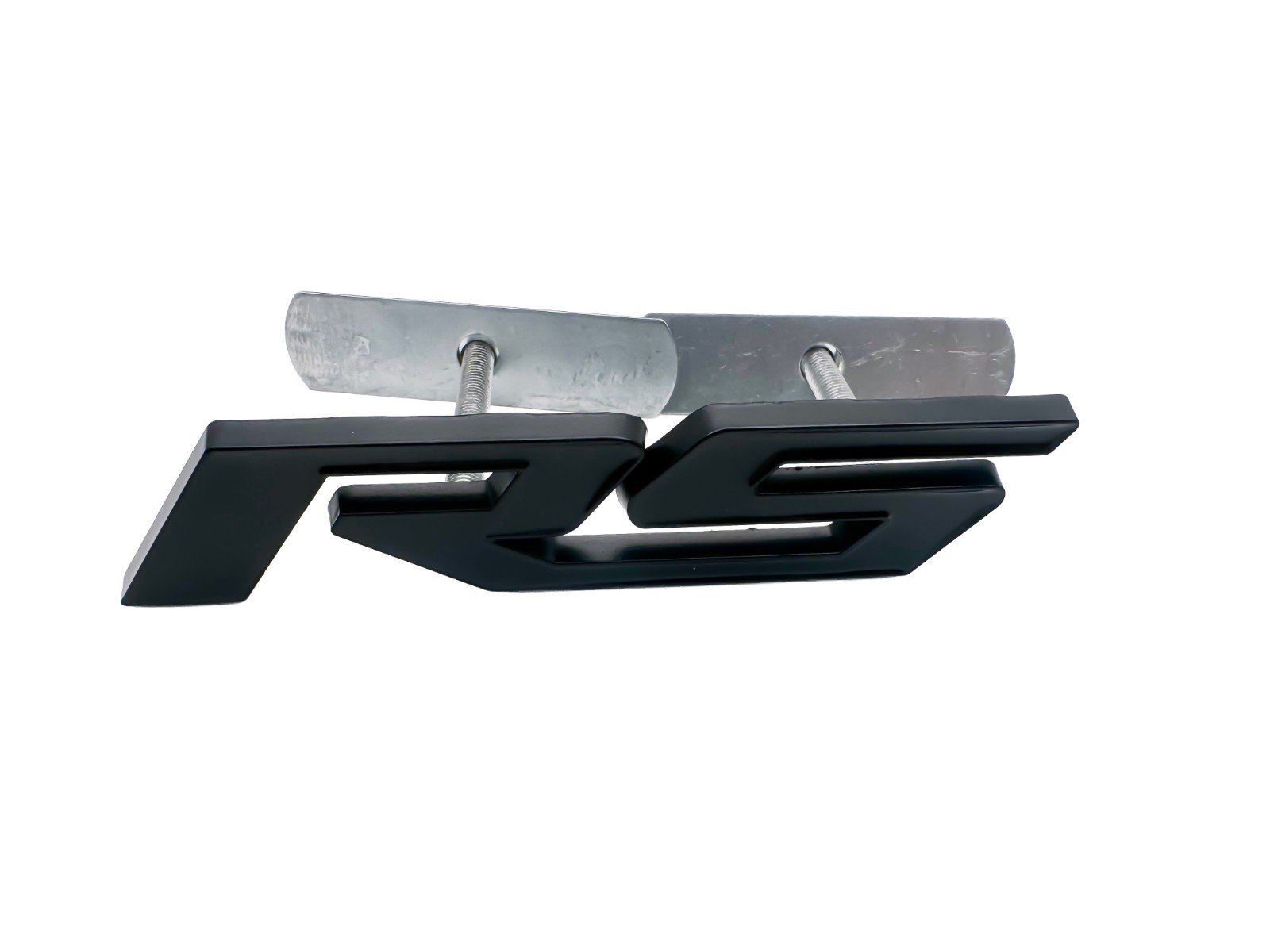 1Pc Black Front Grille RS Emblem Racing Sport 3D Metal Badge For Camaro
