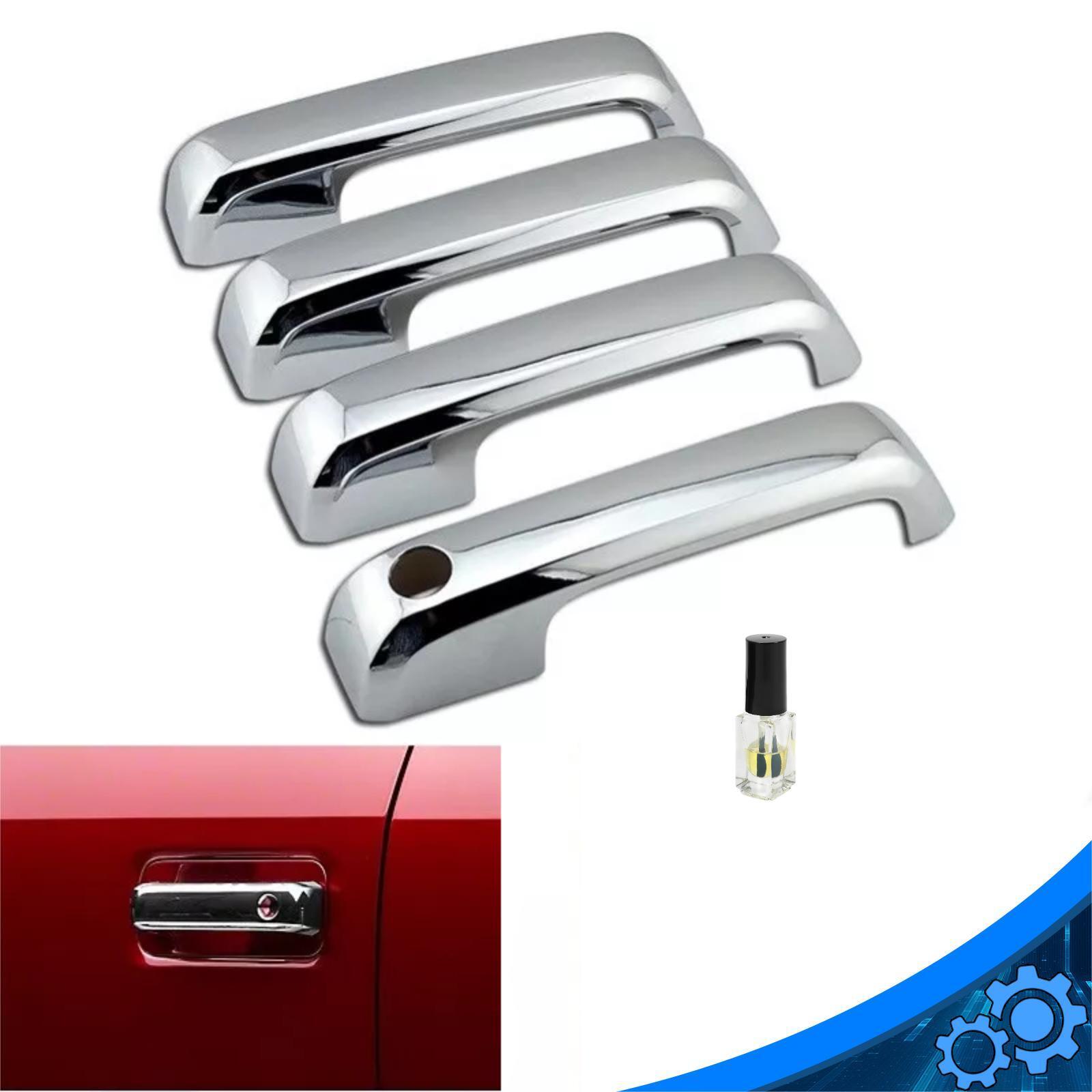 For 2017-2022 Ford F250 F350 F450 Chrome 4pcs Exterior Door Handle Covers Trim