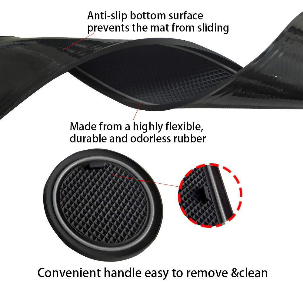 2015-2020 for Ford F-150 Liner Accessories Cupholder Console Door Pocket Inserts