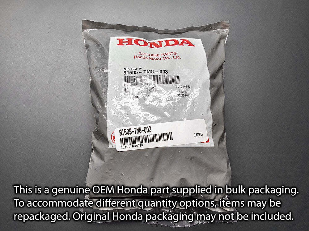OEM Honda Bumper Clips 20mm Flange / 10mm Stud | 6-pieces