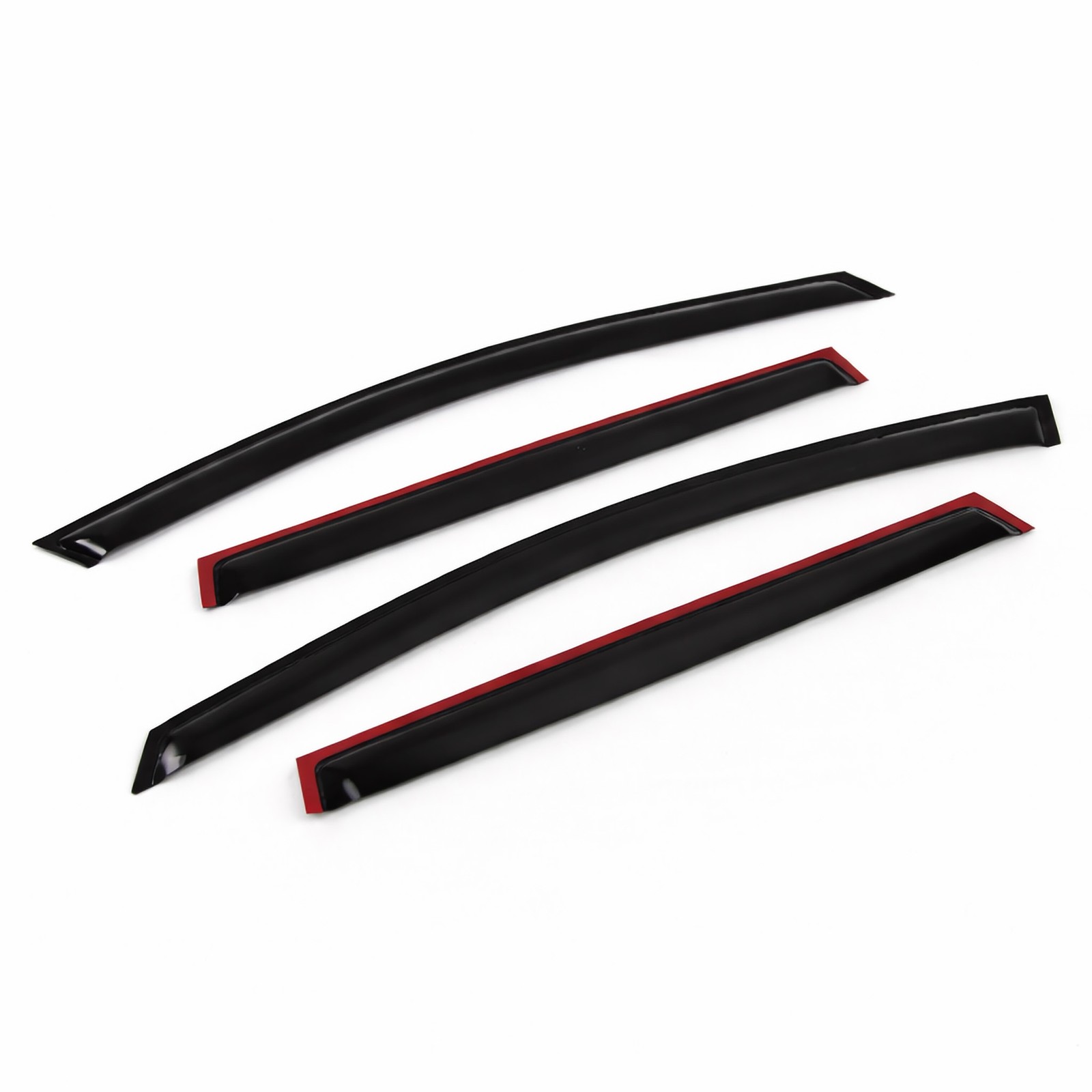 Window Visor Rain Guard 4pcs For Nissan Altima Sedan 2013-2016 Tape-On Smoke