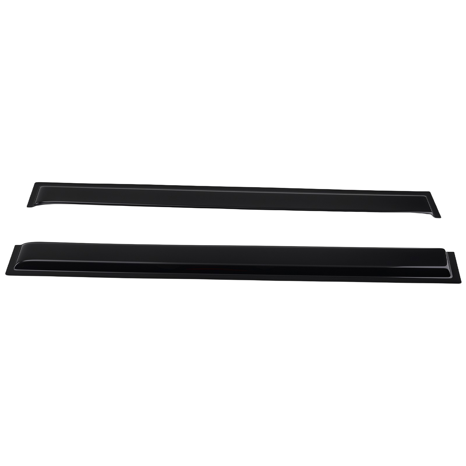 4Piece Window Rain Guards Wind Visors for Kia Soul 2014-2019 Black Set
