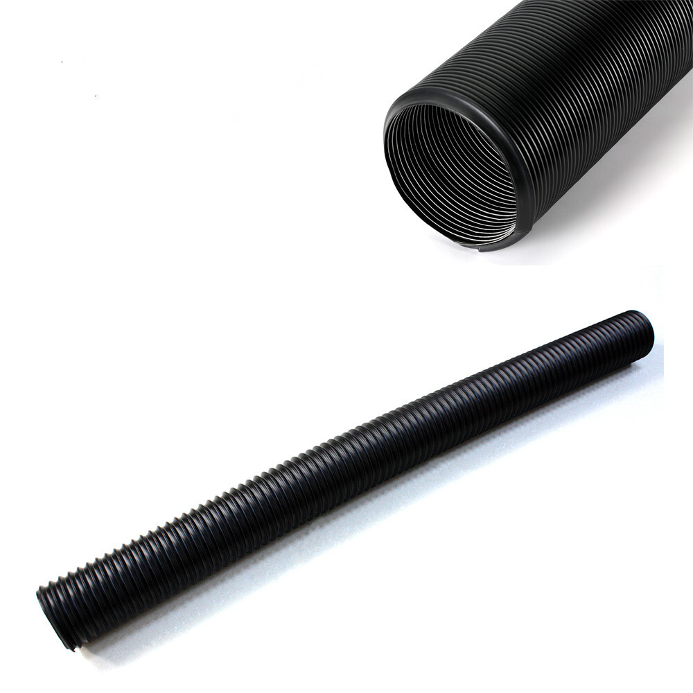 Flexible Turbo Cold Air Brakes Intake System Hose Ducting Feed Pipe 63mm For Car