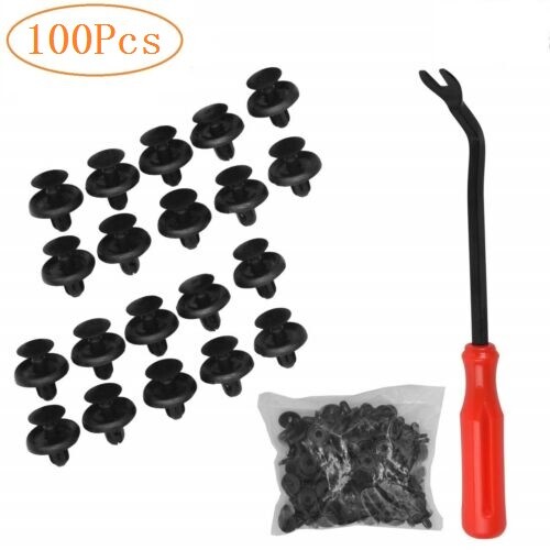 100Pcs Engine Cover Grille Bumper Retainer Clips for #90467-07211 Toyota/ Lexus
