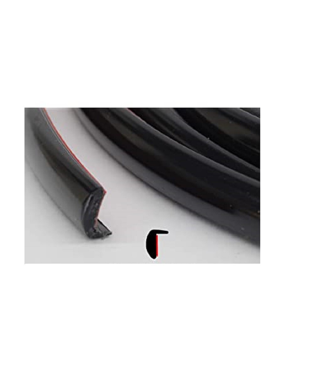 Black Door Edge L Shape Molding Kit with 3M Tape For Mercedes Models