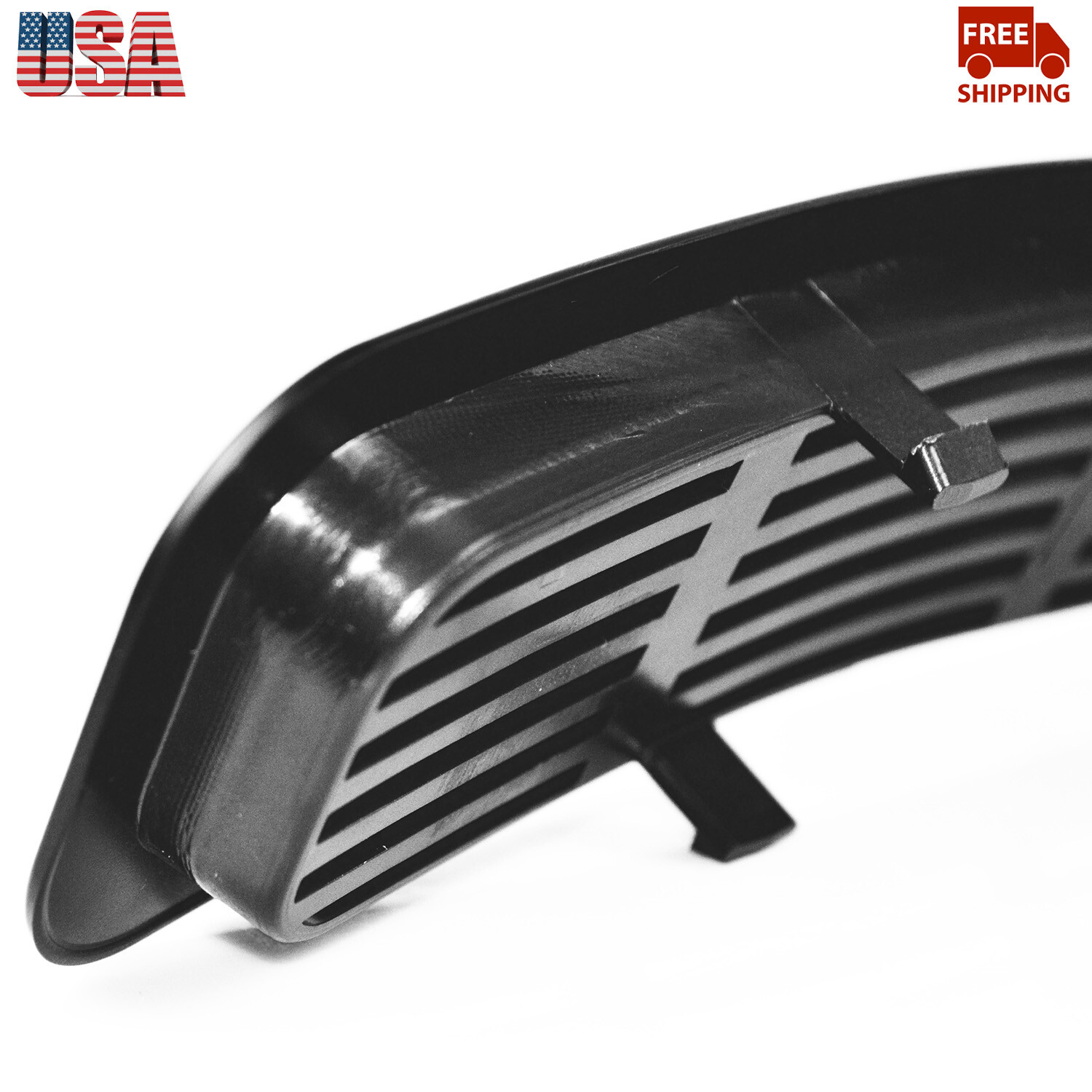 7PCS Black Front Grill Insert Mesh Grille Trim Cover For Jeep Wrangler TJ 1997+