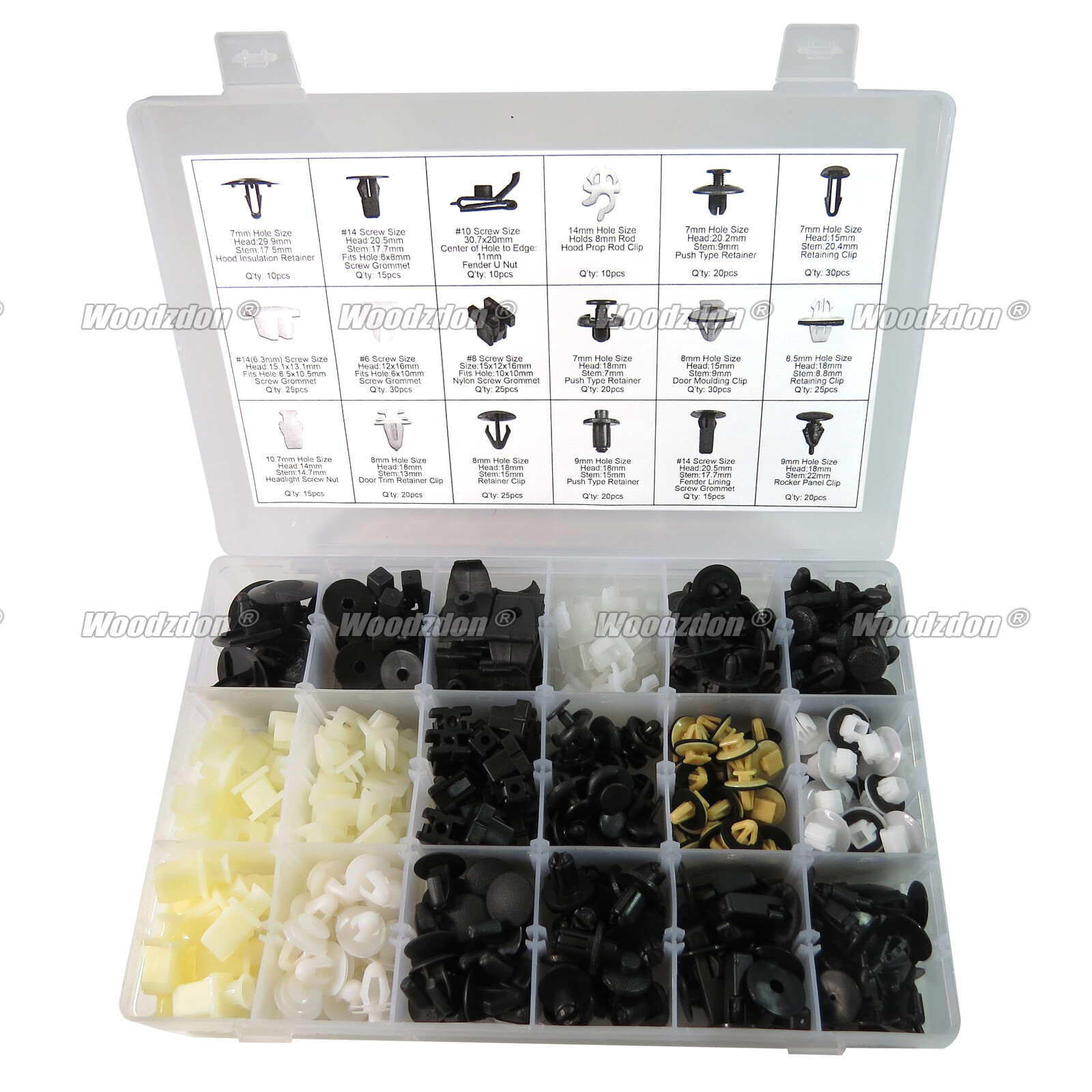 365 Pcs Hood Door Fender Liner Clip Screw Grommet Retainer Assortment For Toyota