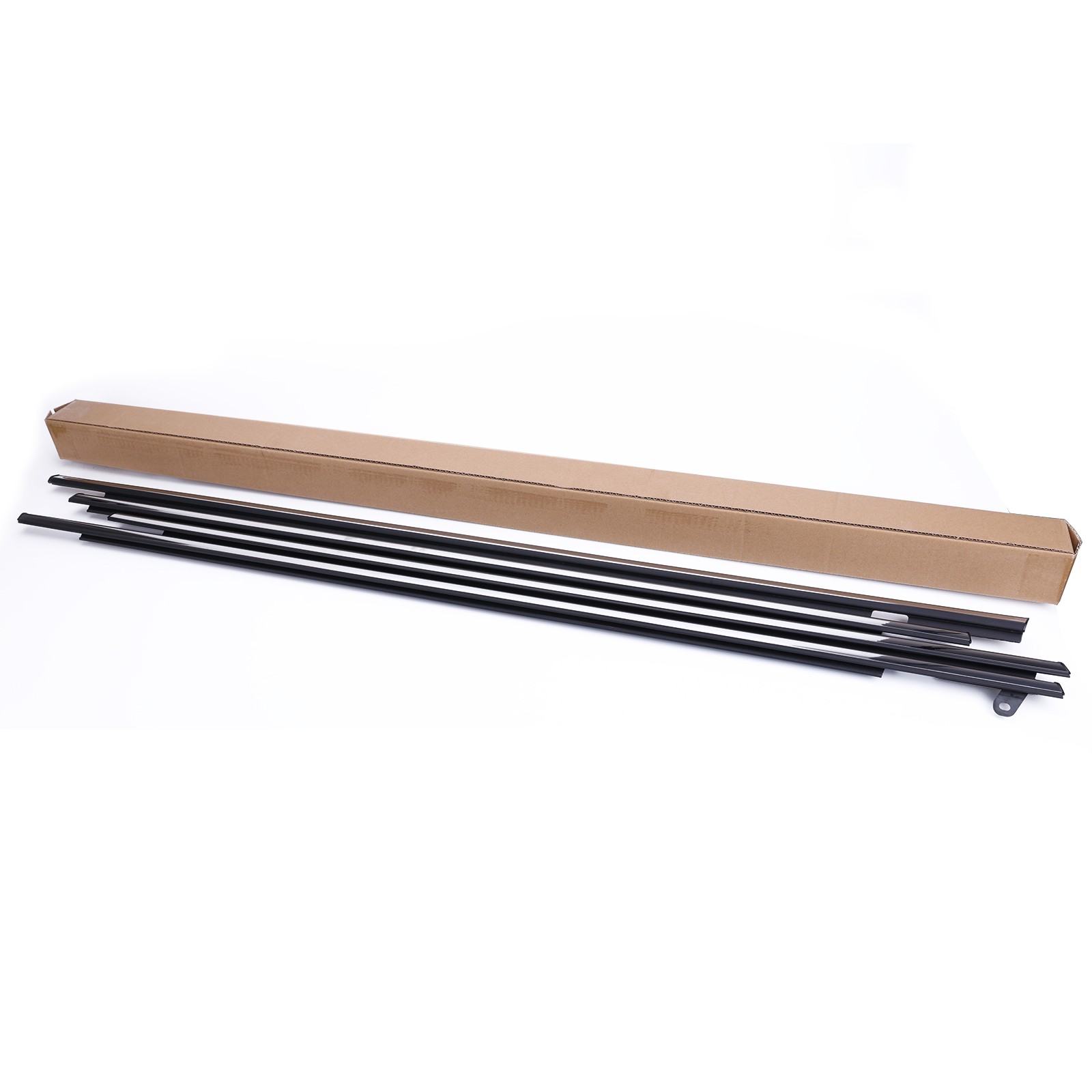 4PCS Window Moulding Weatherstrip Seal Chrome Outside For Toyota Venza 2009-2016