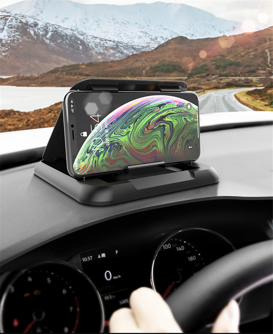 Car Center Console Phone Holder Dash Mounts Bracket Clip For Mobile Phone GPS