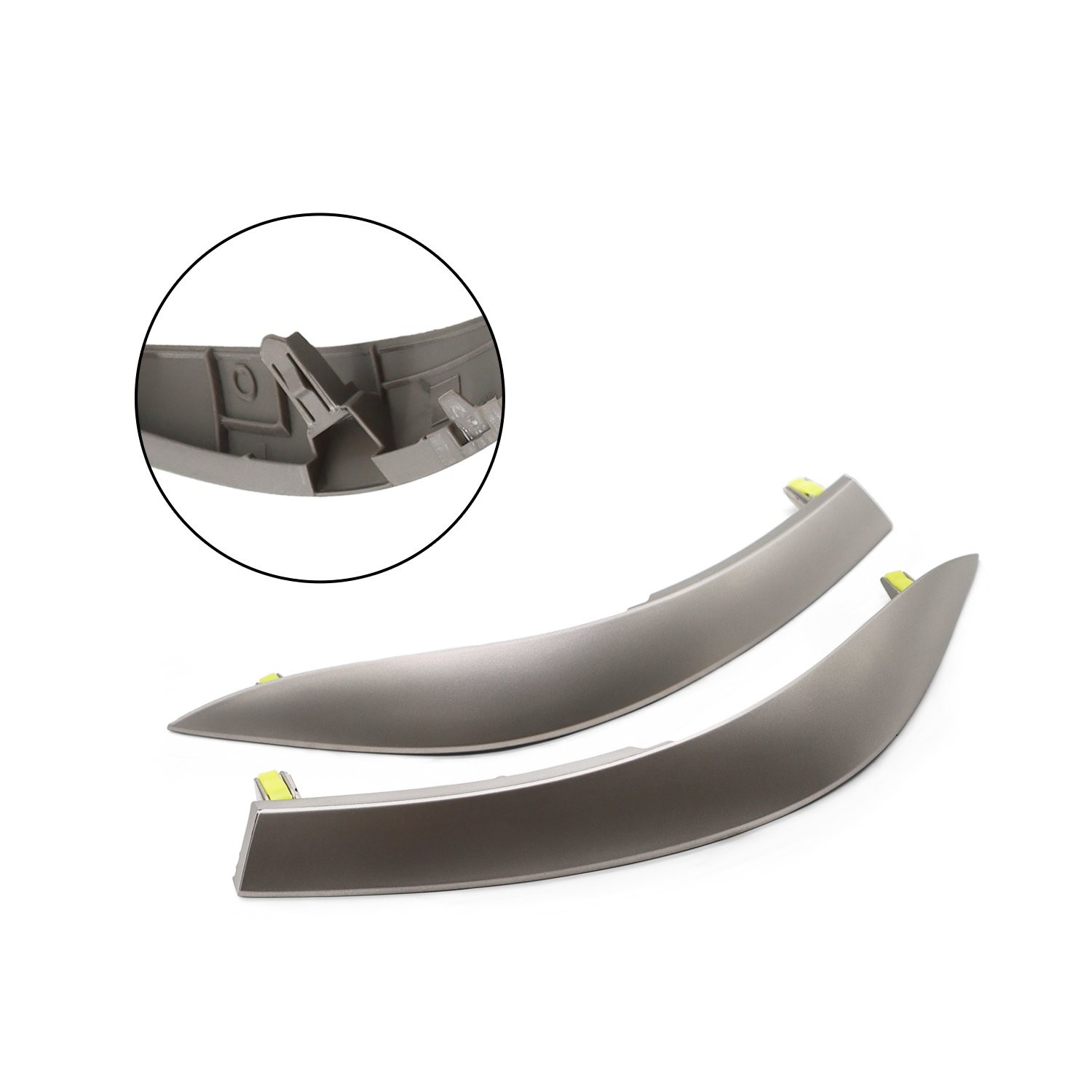 Pair Upper Side Center A/C Vent Trim Strip For Toyota Corolla 2009-2013