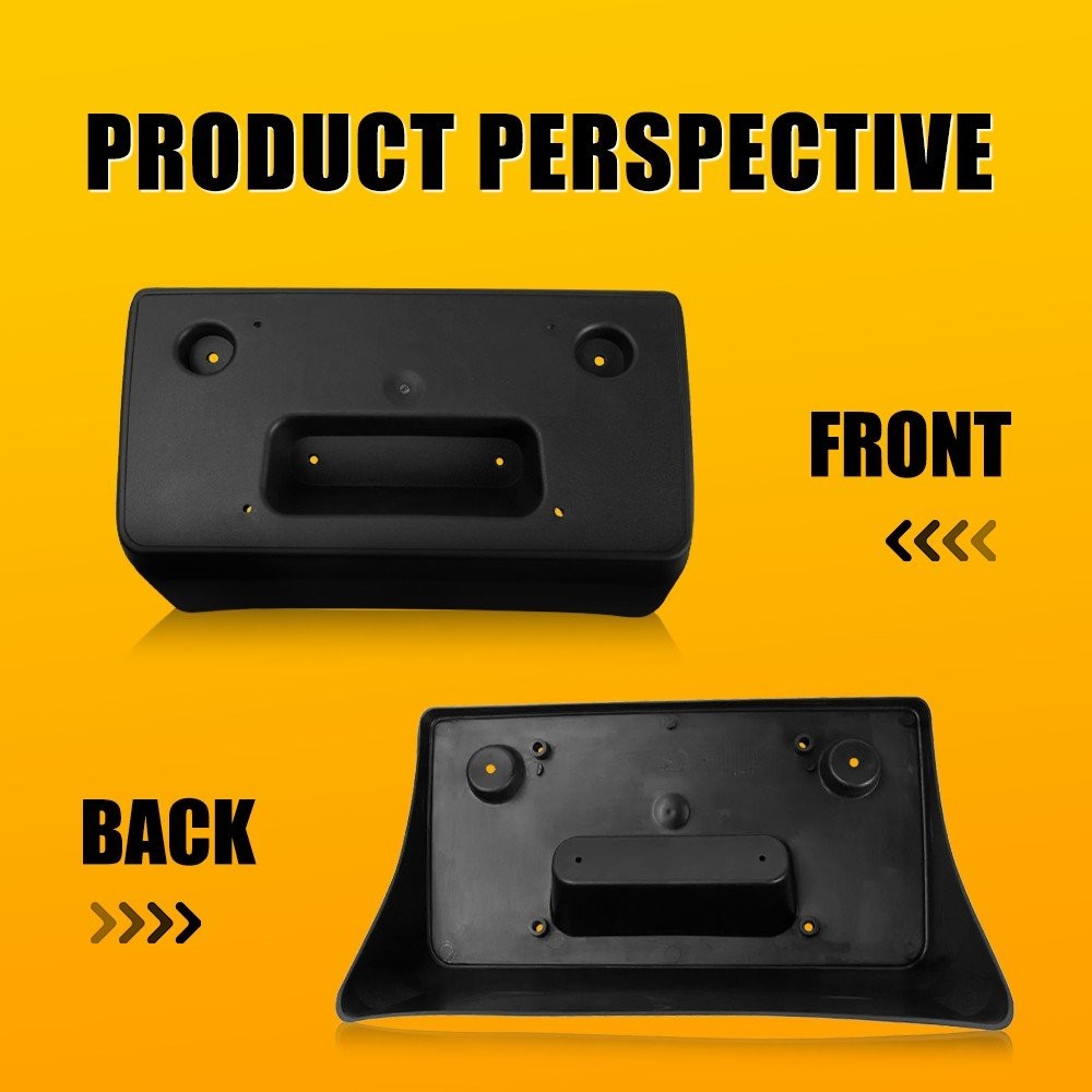 For Chevrolet Colorado 2015-2020 Black Front License Plate Tag Holder Bracket US