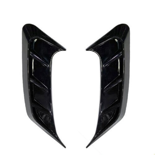 ABS Gloss Black External Rear Lamp Taillight Strip Trim For Audi A4 A5 2017-2021