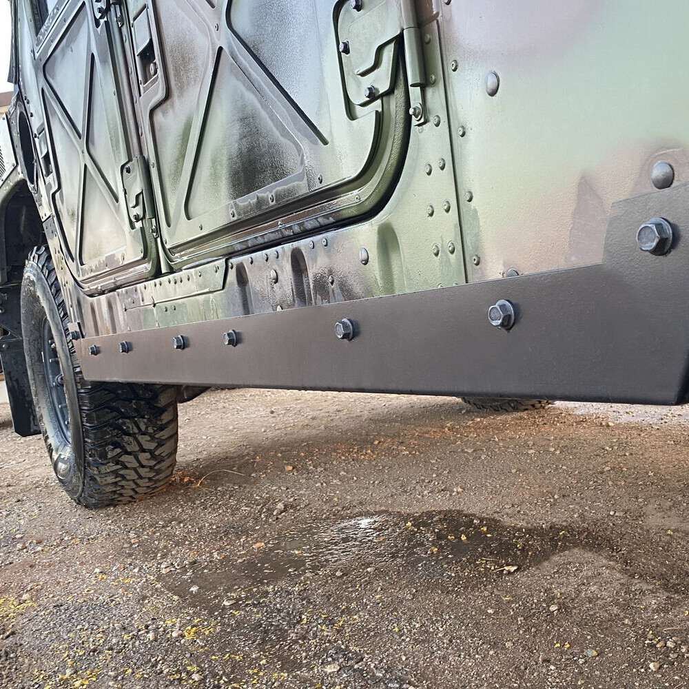 For M998, M1038, M1123, M10 MVEE M998 HUMMER H1 Jack Rails Rock Sliders