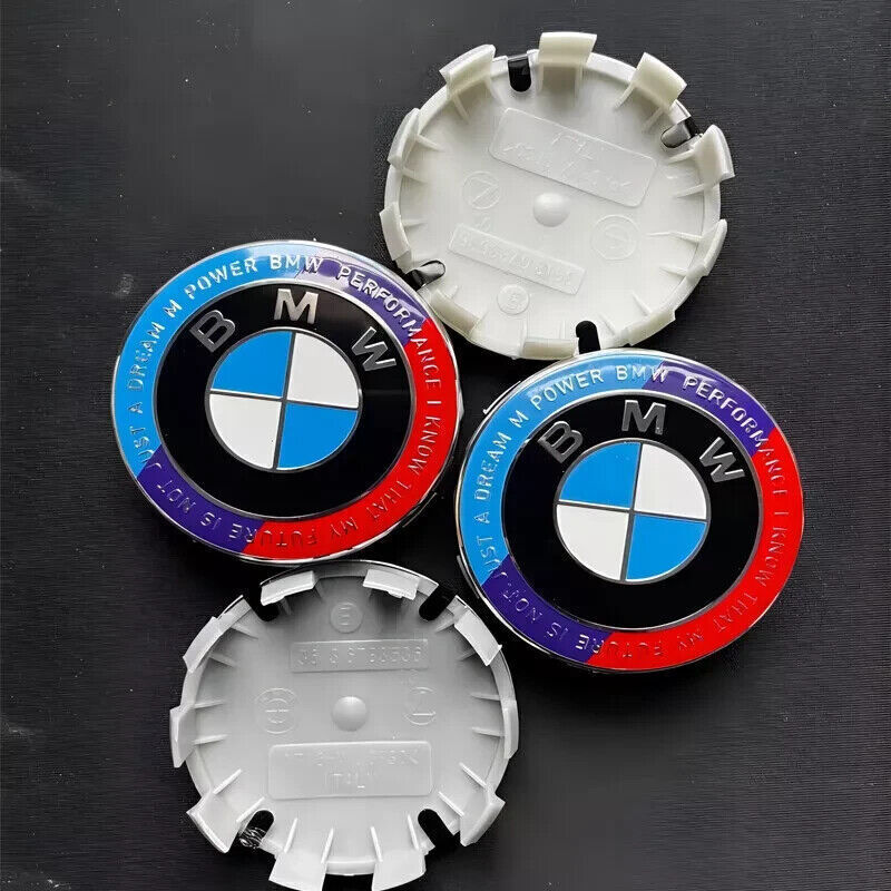 Fit for B-M-W 68MM Wheel Rim Cover Hubcaps Emblem Badge 36136783536 SET OF 4