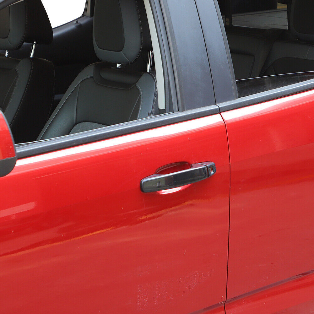 For 2015+ Chevy Colorado/CANYON Top Mirror + Door Handle + Tailgate Covers Black