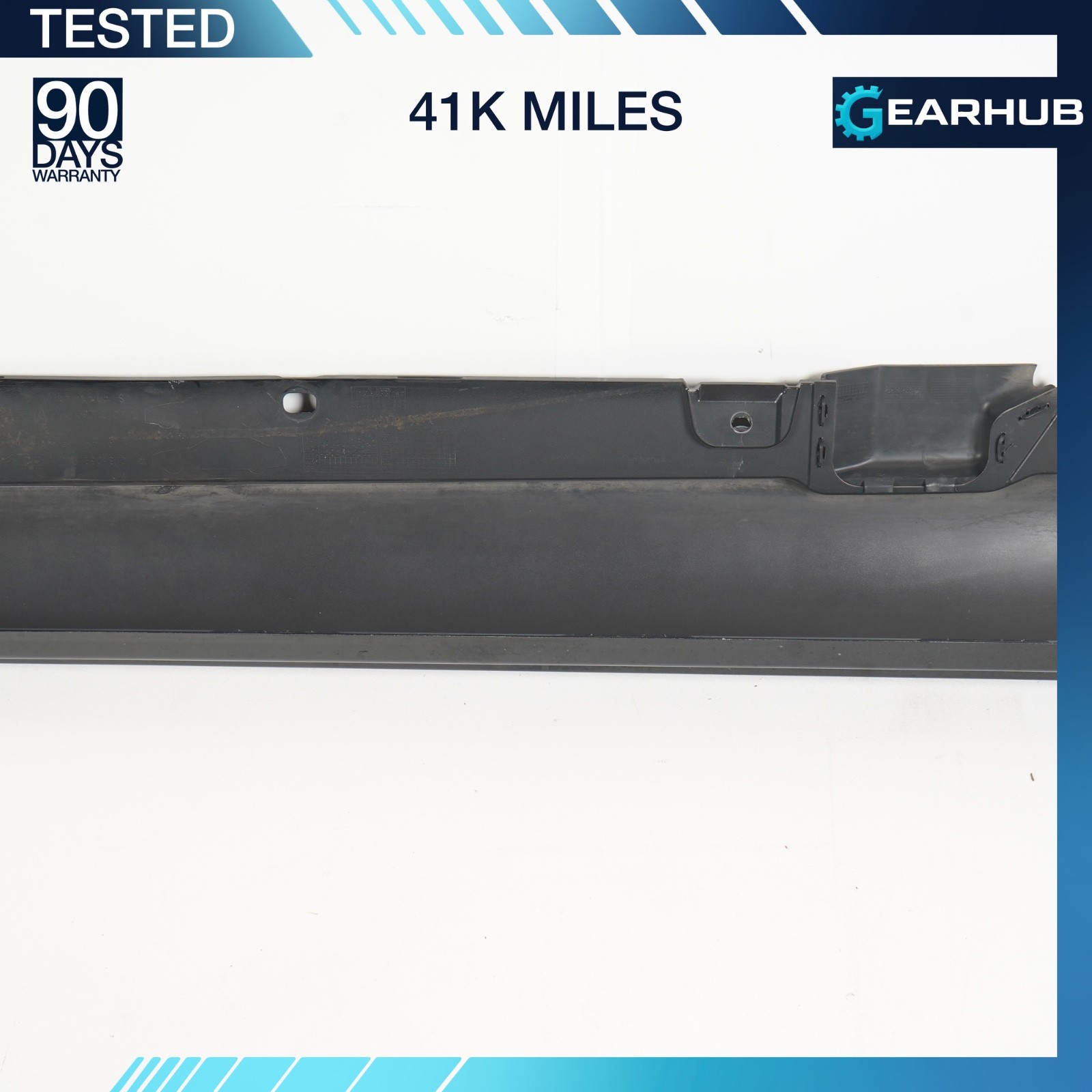 17-23 Mercedes W213 E300 E400 Sport AMG Left Rocker Panel Side Skirt BLACK OEM