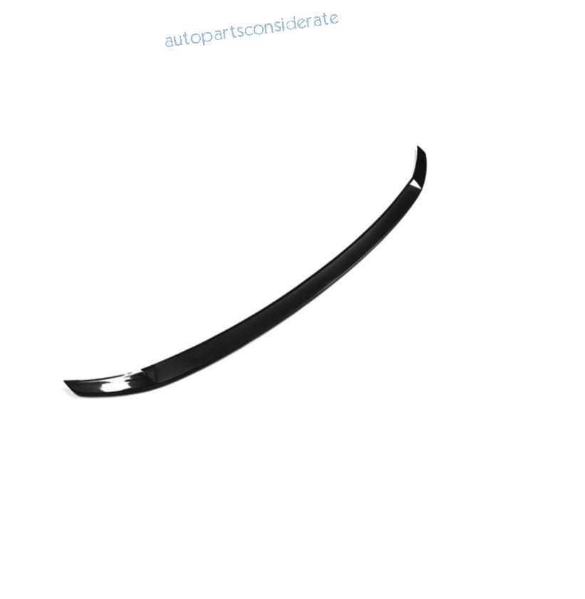 For Hyundai Elantra 2021-2024 Glossy Black Rear Trunk Spoiler Wing Flap Bar 1X