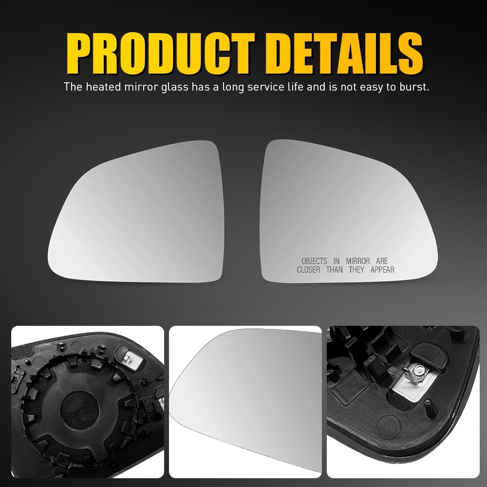 Passenger Driver Side Heated Mirror Glass For Tesla Model Y 2020-2025 149562400A