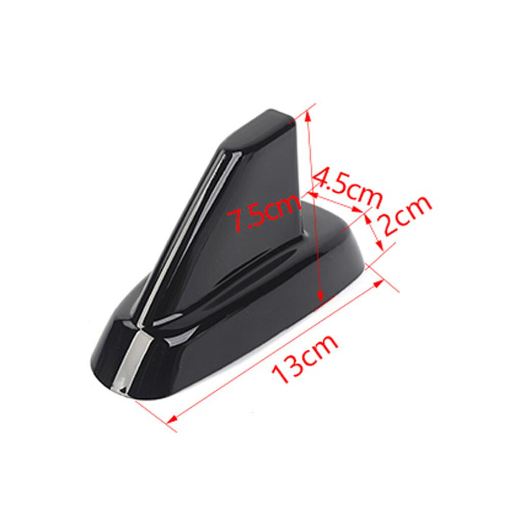 Black Roof Top Plated Antenna Base Cover Trim For Chevy Avalanche Suburban 07-13