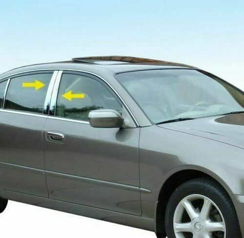 For 01-06 Infiniti Q45 4PC Stainless Steel Chrome Pillar Post Trim