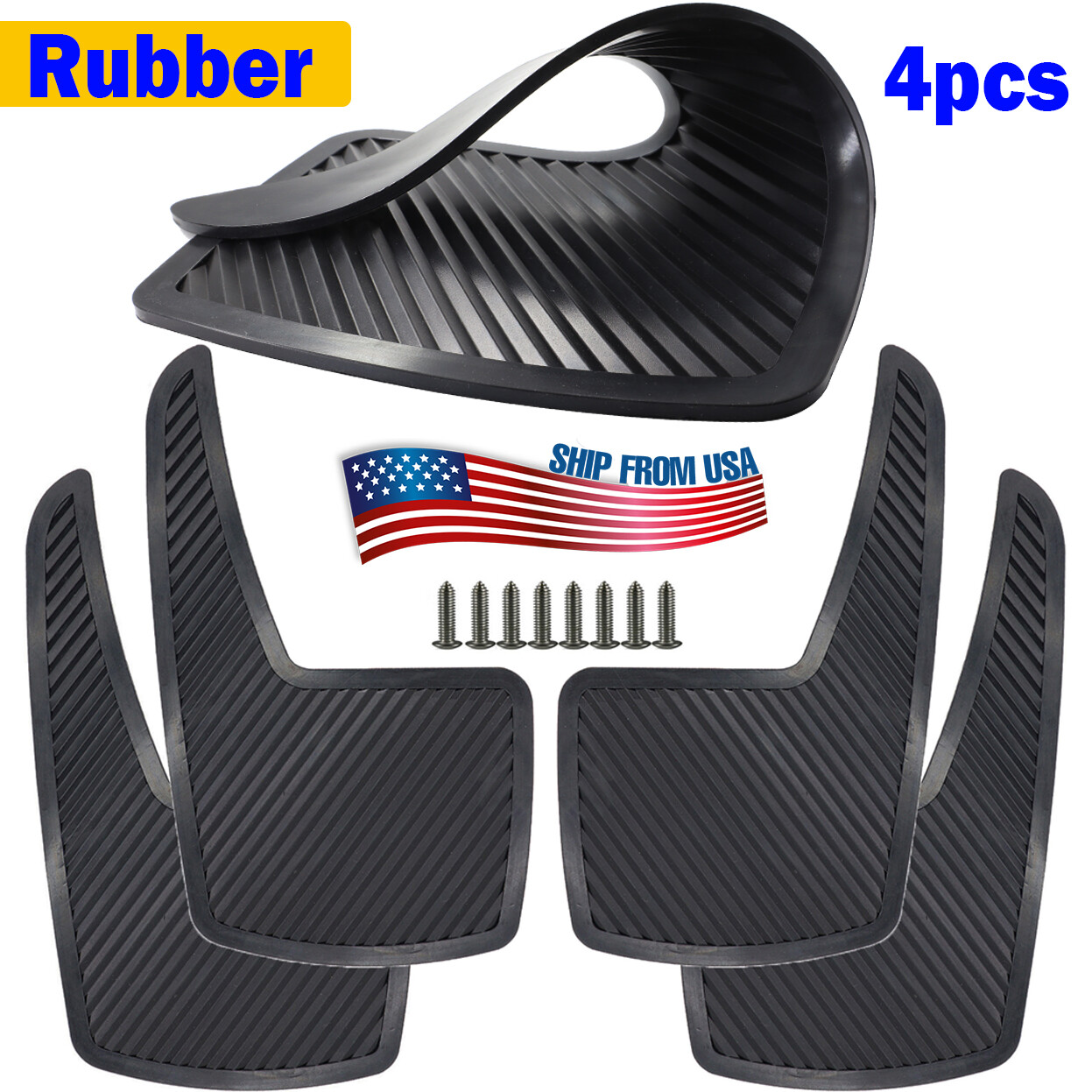 New For Toyota Tacoma Sports Rally Splash Guards Mud Flaps