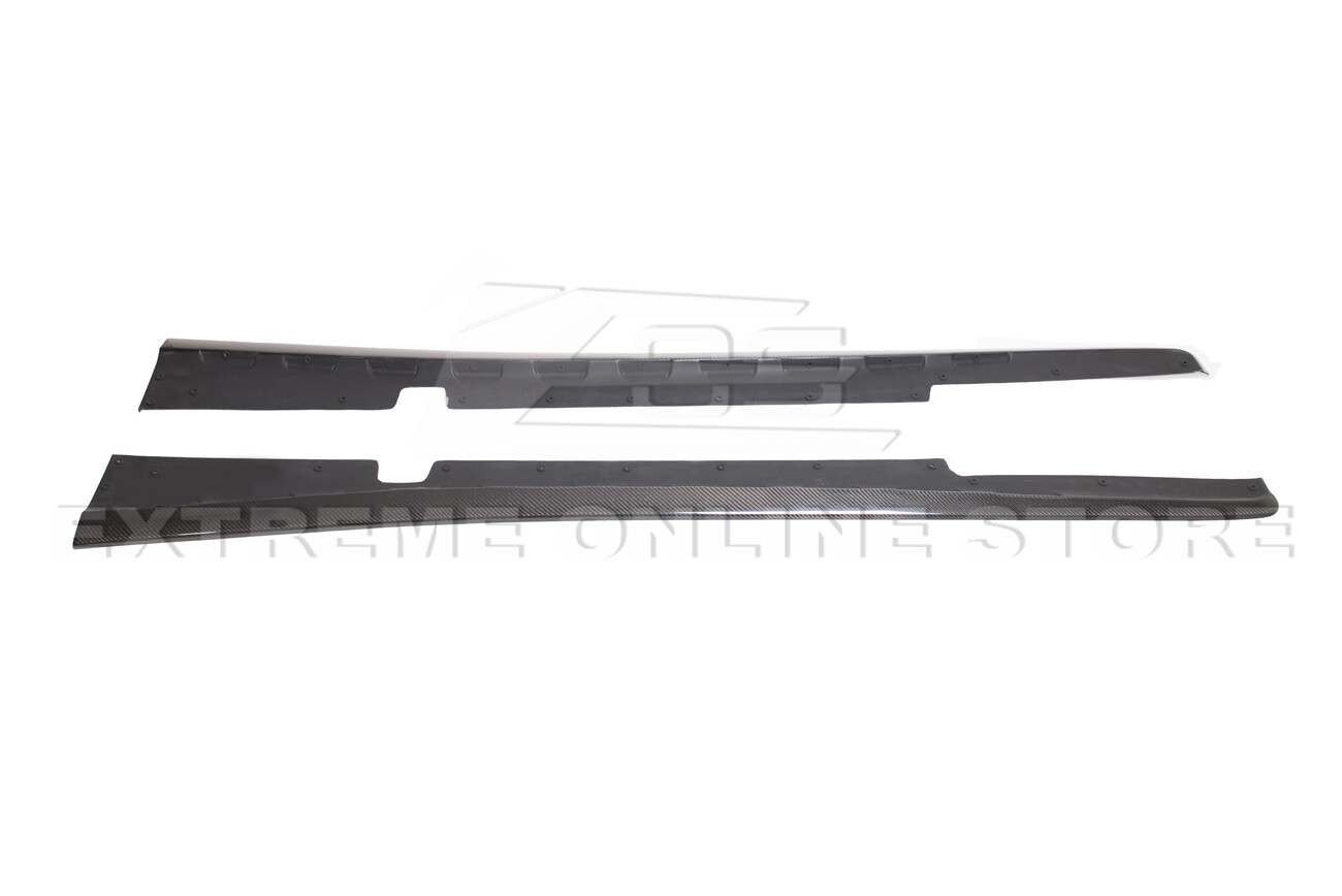 For 97-04 Corvette C5 | ZR1 Style Carbon Fiber Side Skirts Rocker Panel Pair