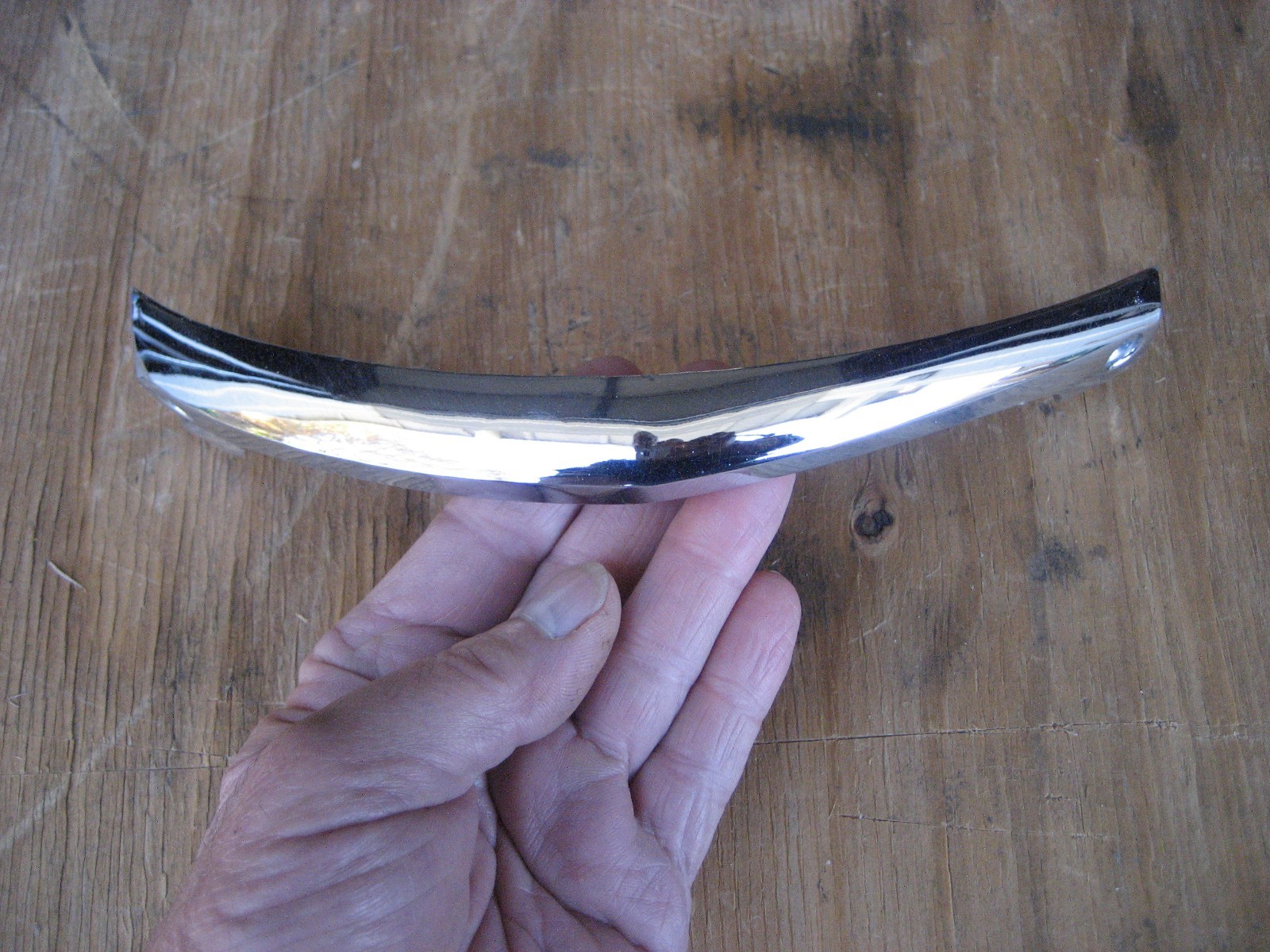 1949 CADILLAC LOWER LEFT FOG LIGHT BEZEL FRAME-ORIGINAL 1454735 LH