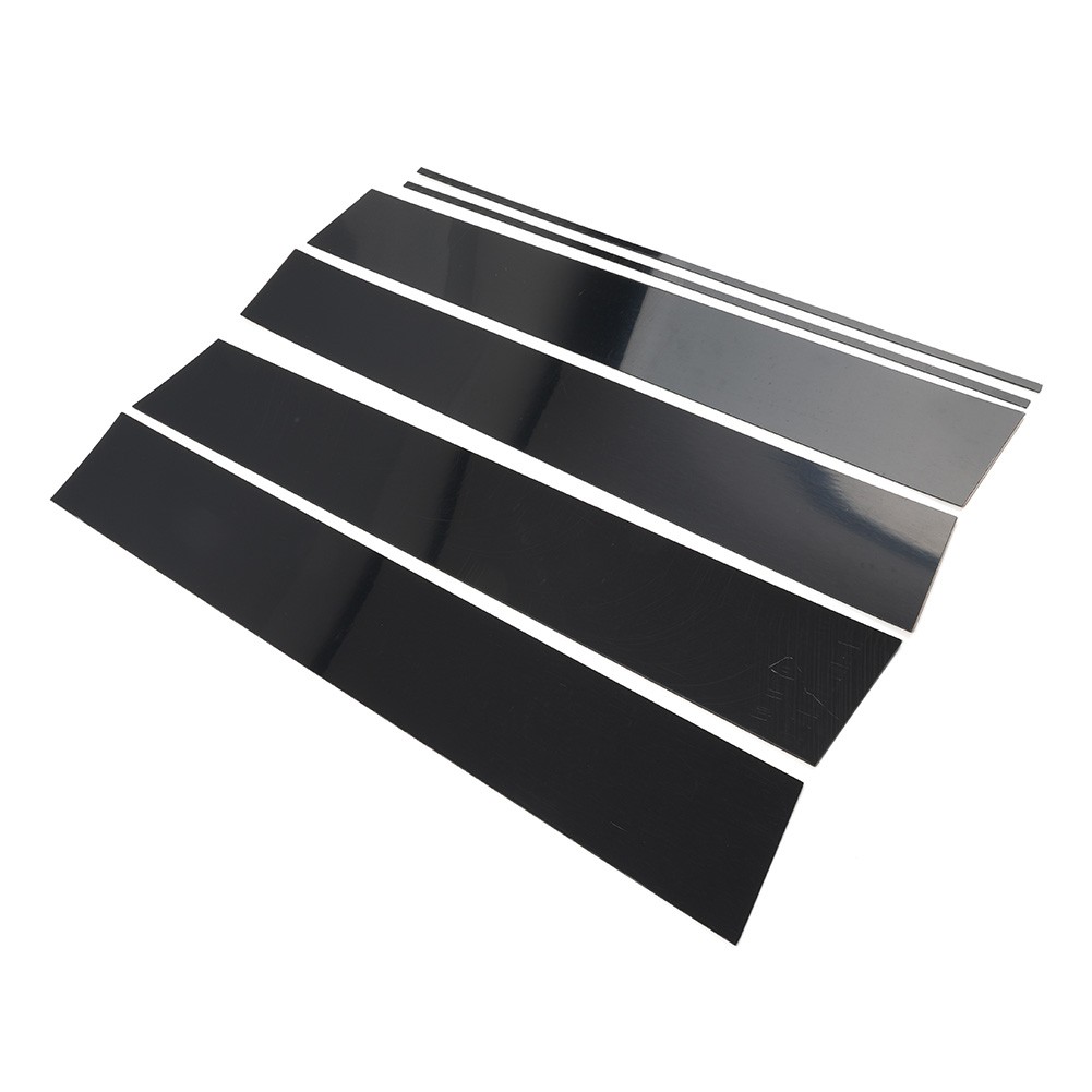 Pillar Post Set Door Window Cover Trim Kit For Honda Odyssey 2005-10 Gloss Black