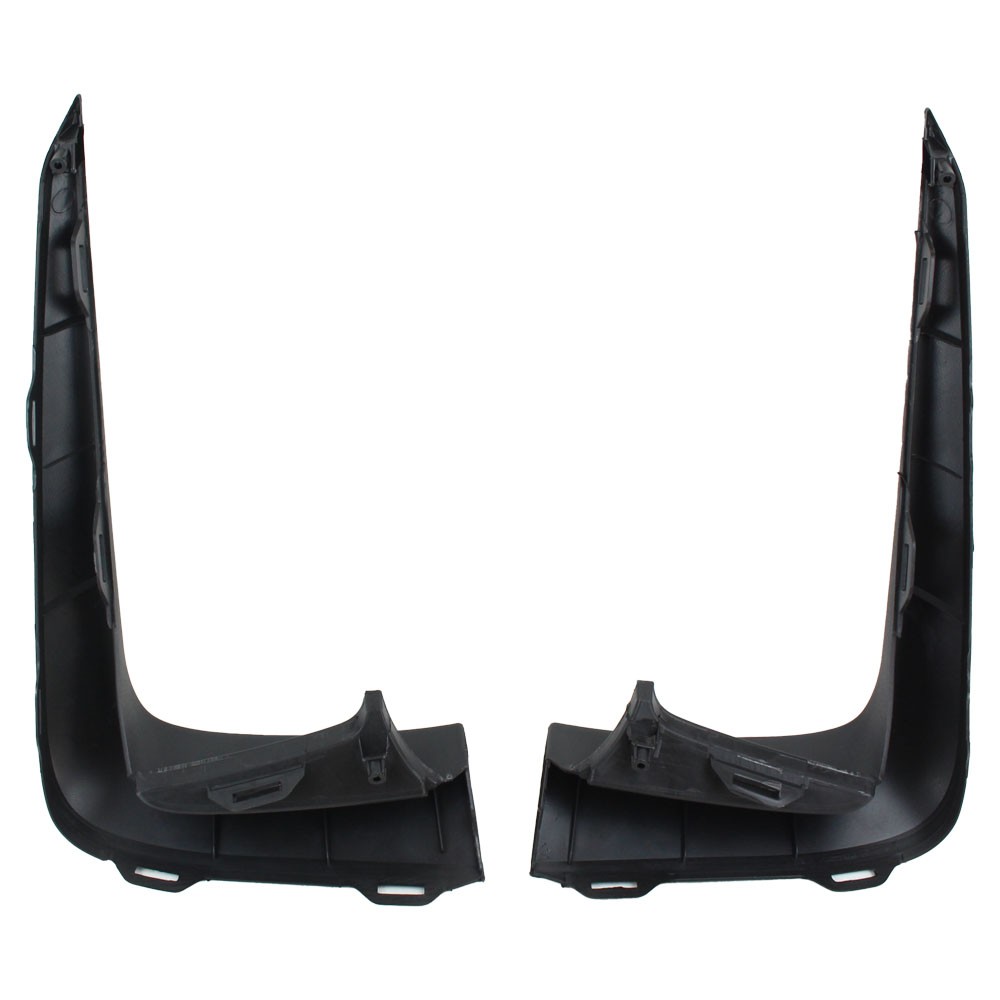 Front Left Right Bumper Textured Garnish Trim Set For 2019-2022 Honda Pilot
