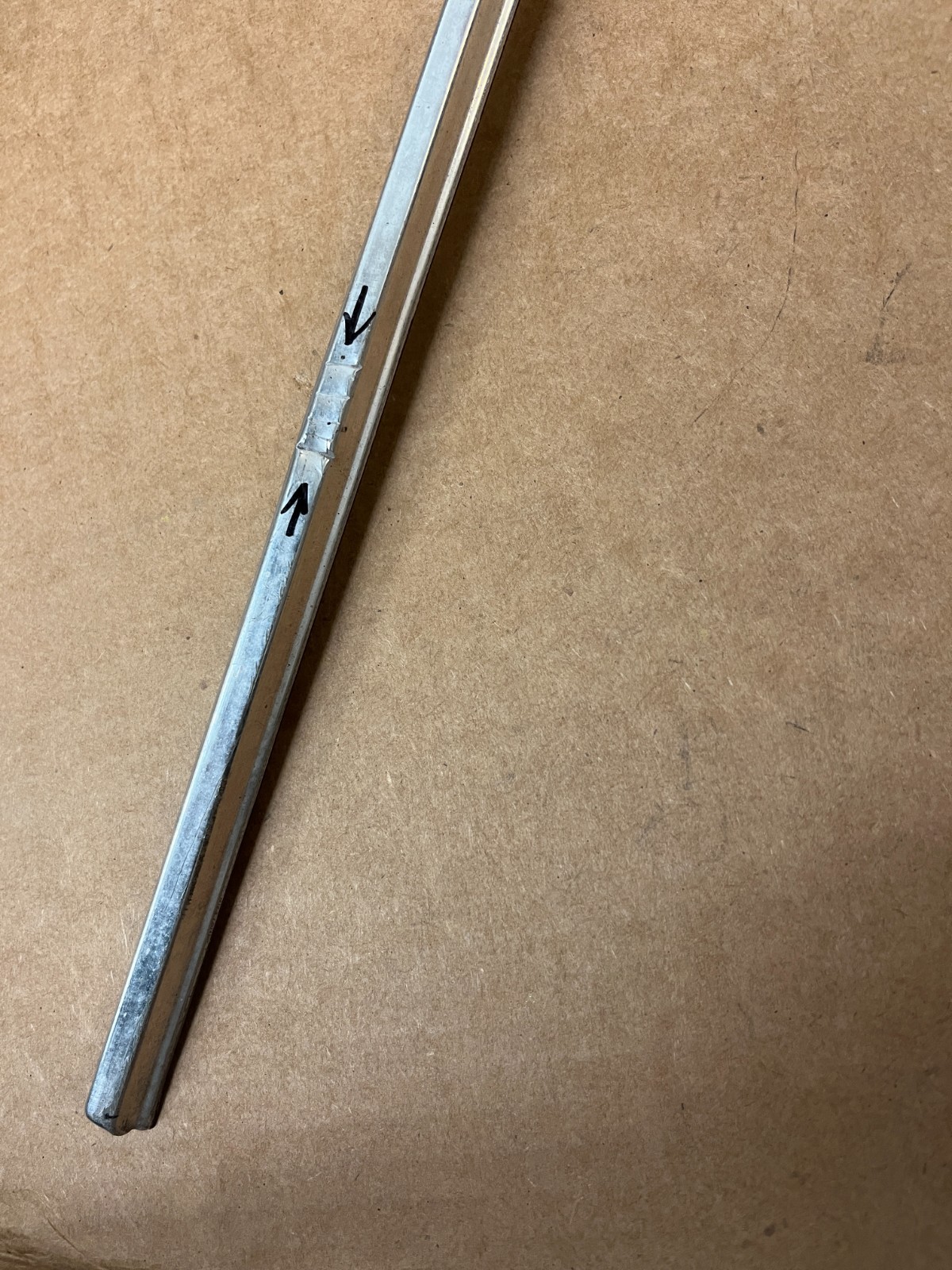 Mopar CHARGER Upper Top of Fender Body Aluminum Trim Molding Chrome 1966 ONLY !