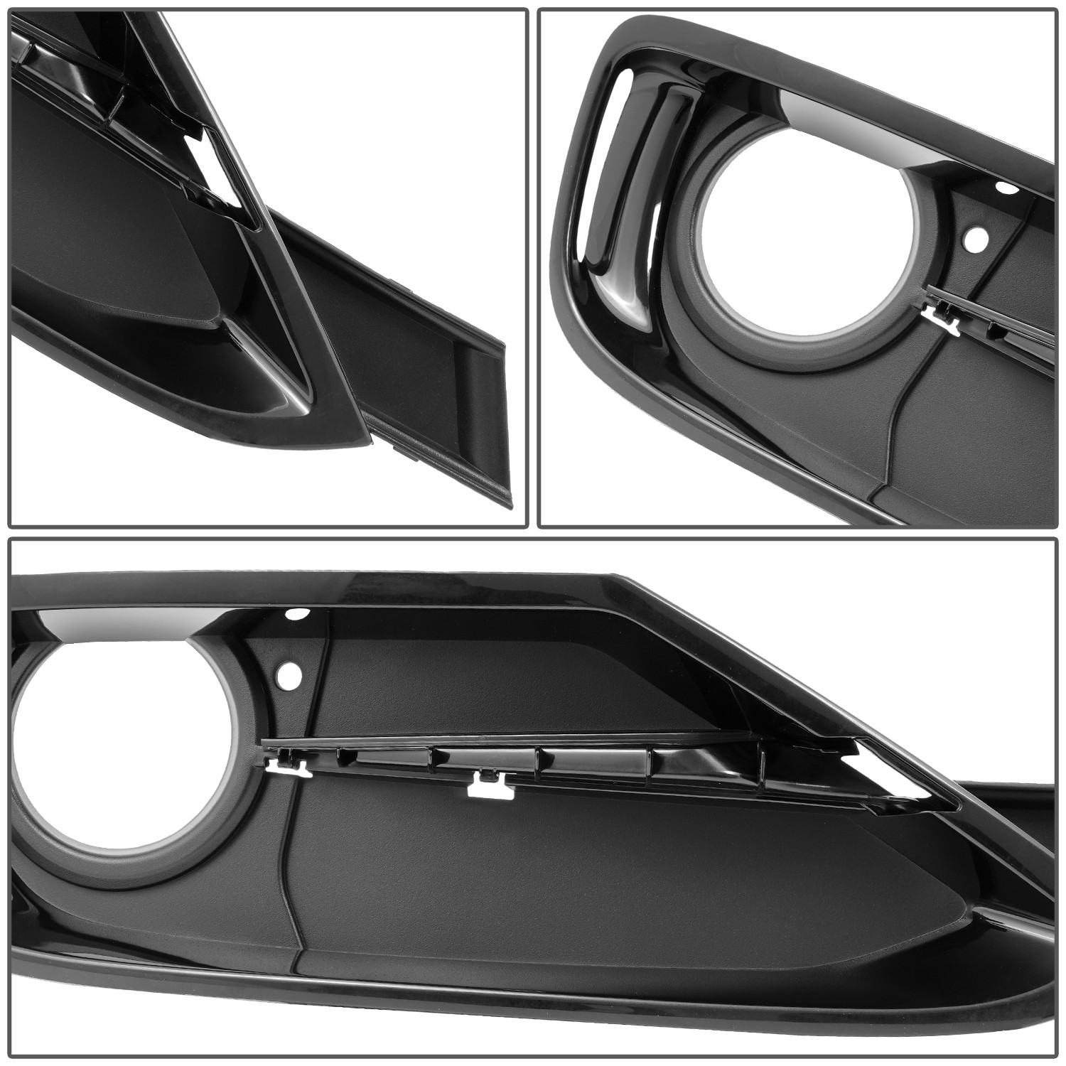 For 12-15 BMW 320I 328D Front Passenger Side Fog Light Lamp Bezel Smooth Black