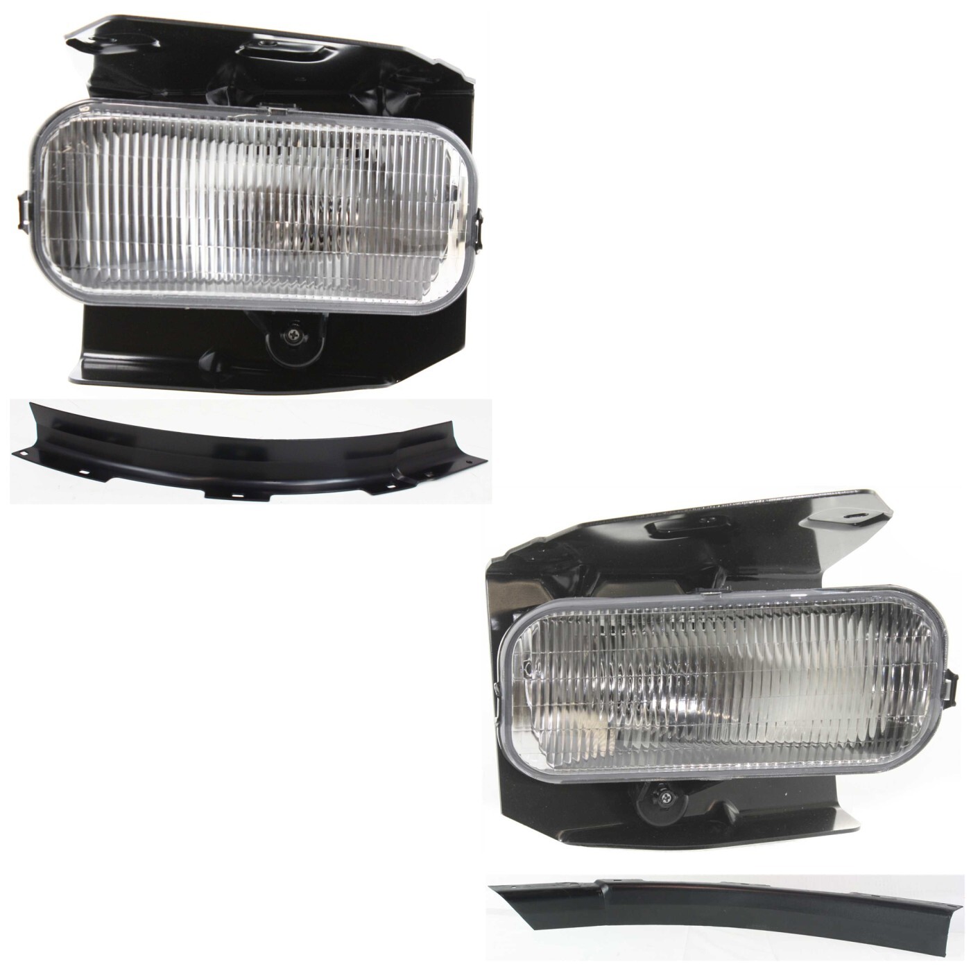 Fog Light Kit For 1999-2003 Ford F-150 Driver and Passenger Side Halogen Assy