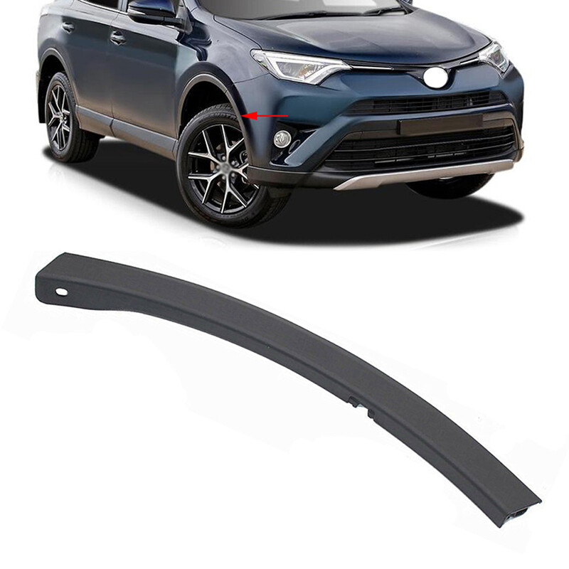 Right Side Front Bumper Wheel Fender Molding Trim Fit For Toyota RAV4 2016-2018