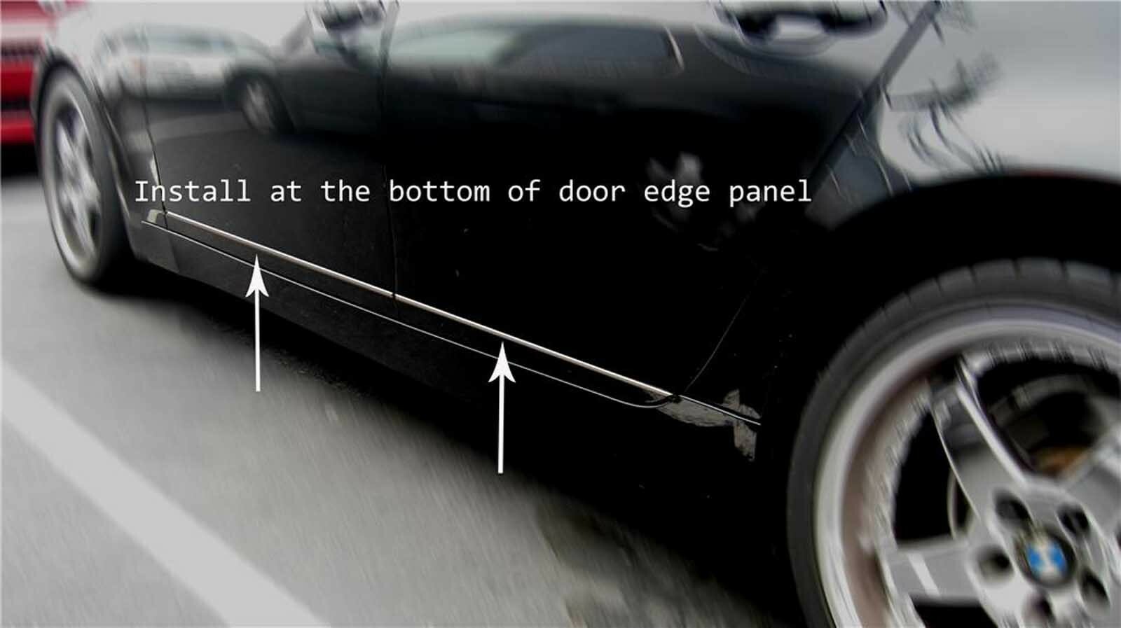 For Mitsubishi GALANT Flexible Chrome Body Side Molding Trim Kit 1996-2003