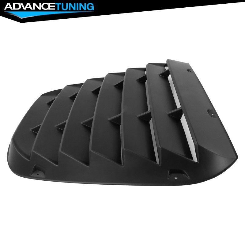 Fits 20-23 Toyota GR Supra A90 Rear Window Louver Sun Shade Cover Matte Black PP
