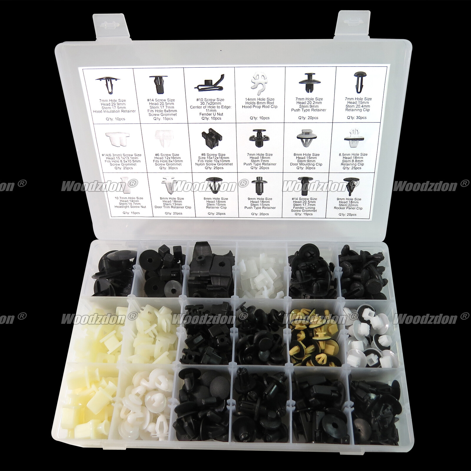 365 Pcs Hood Door Fender Liner Clip Screw Grommet Retainer Assortment For Toyota