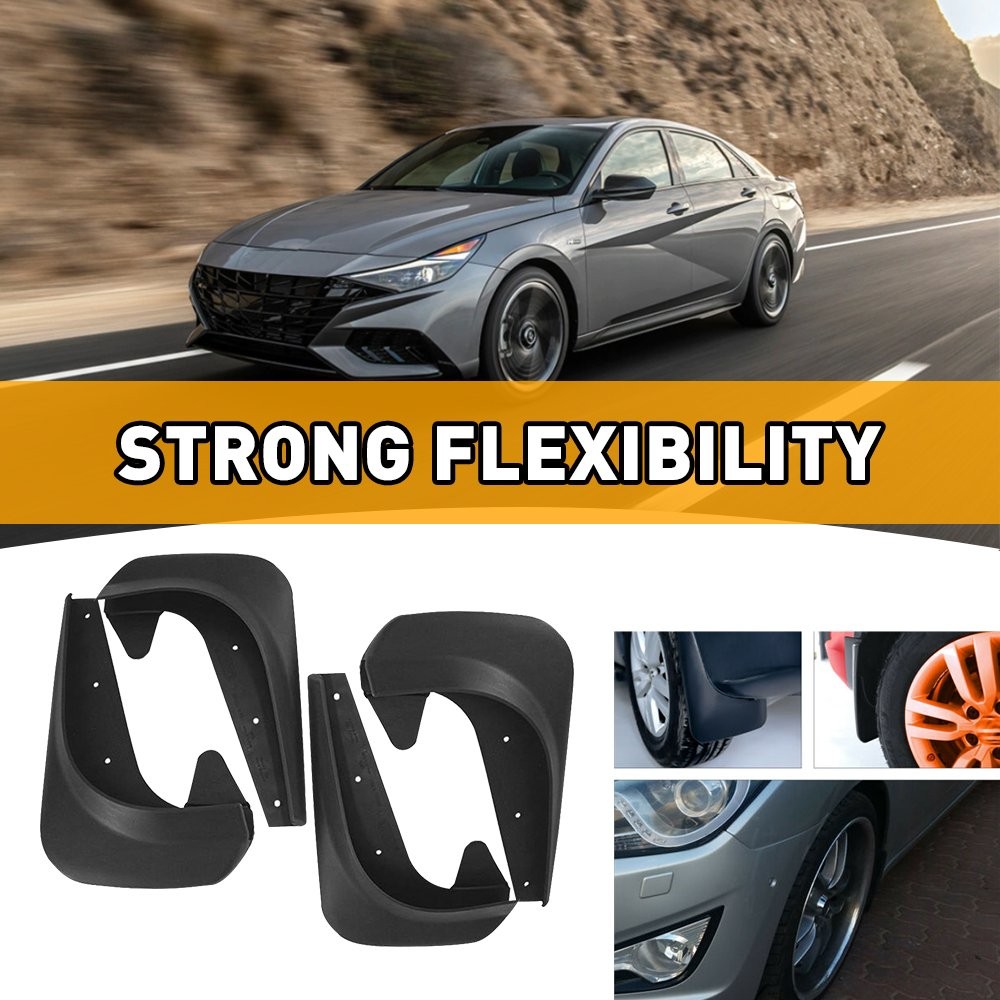4PCS Car Universal Mud Splash Flaps Guards for Front Rear Auto Car Accessories