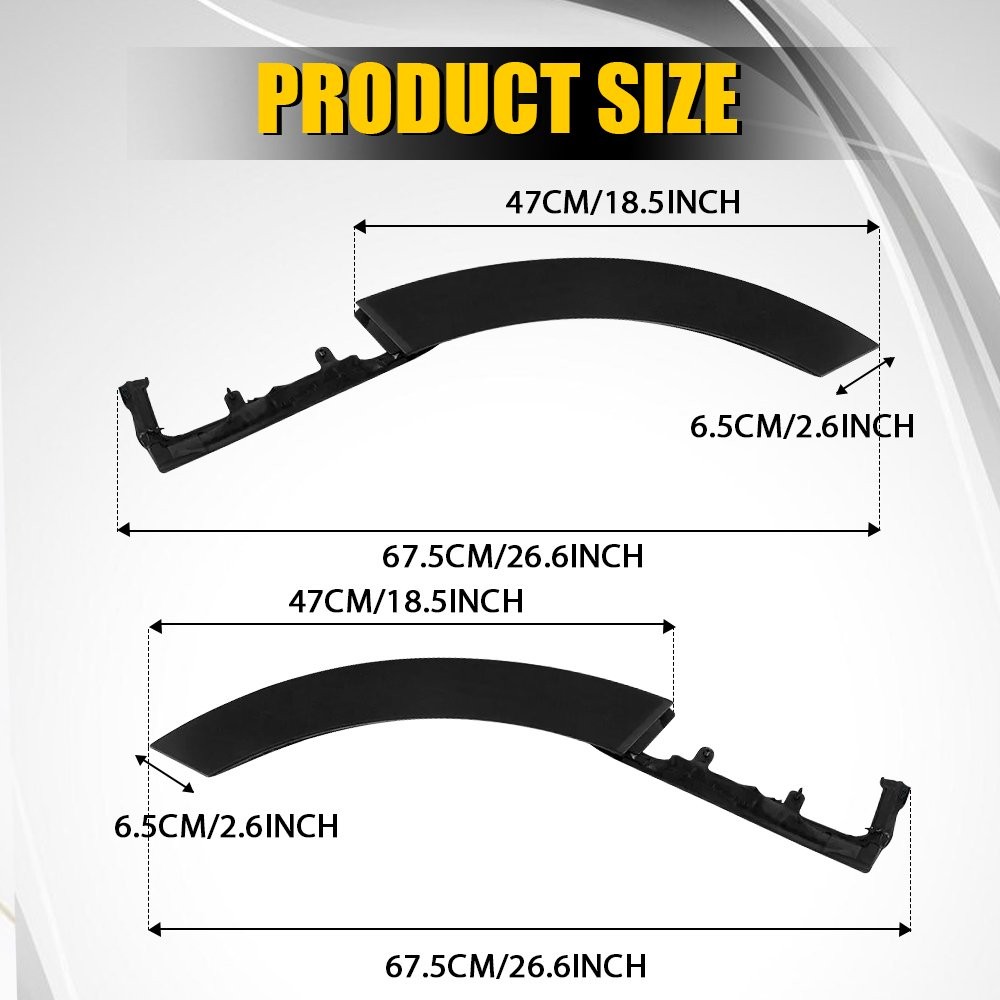 Fits 2017-2022 Honda CR-V CRV Door Flare Molding Trim Rear Left And Right Side