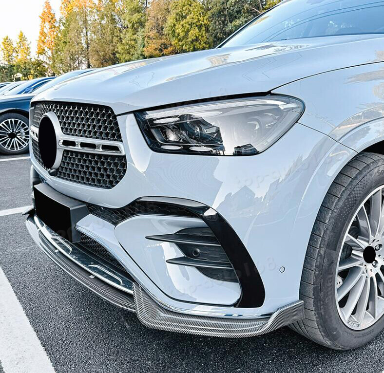 ABS Carbon Front Bumper Spoiler For Mercedes-Benz GLE-Class SUV 450 AMG 53 2024