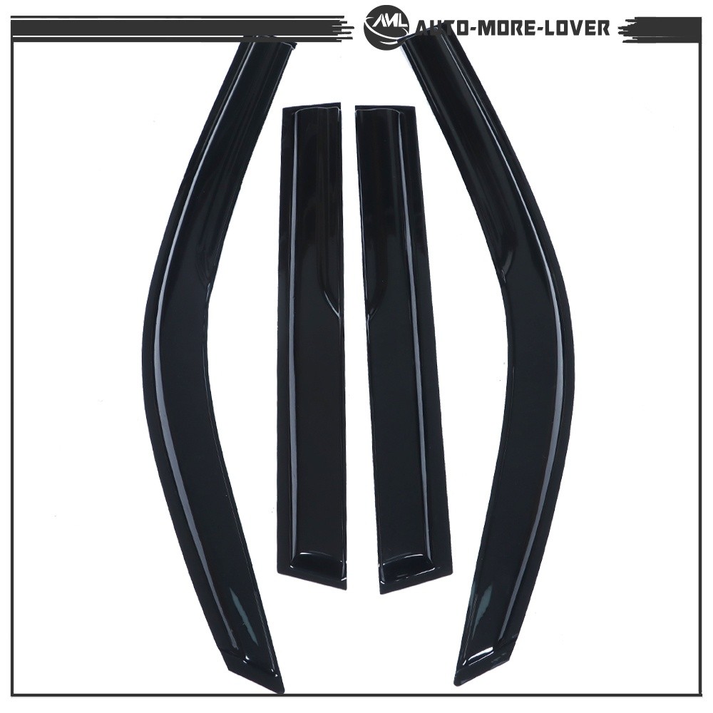 For Nissan Rogue 2008 2009 2010 2011 2012 2013 Window Visors Smoke Sun Rain 4PCS
