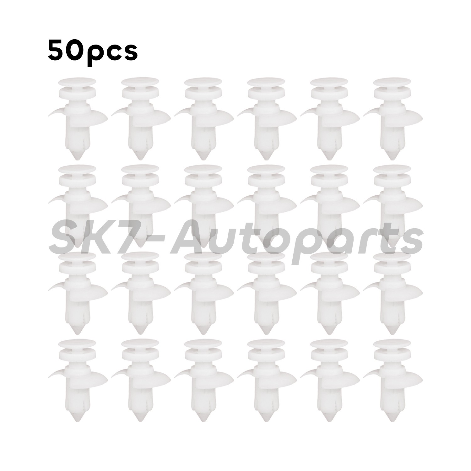 Set of 50 Interior Door Trim Panel Retaining Clip Durable for Ford W704958-S300