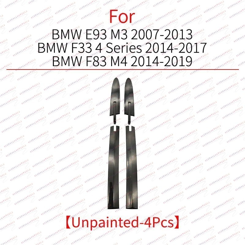 1Set Convertible Roof Top Hinge Cover For BMW M3 M4 3 E93 4 F33 F83 2007-2019