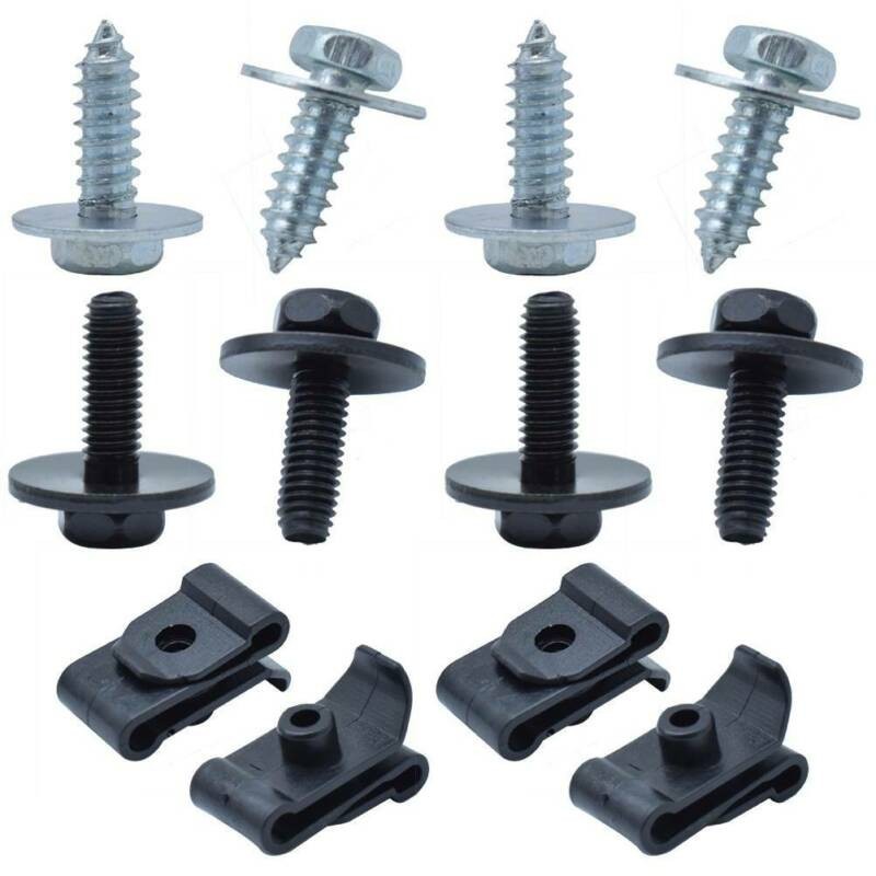 Parts Fasteners Plastic And Metal 50 Pcs Under Engine Cover Clips Underbody New