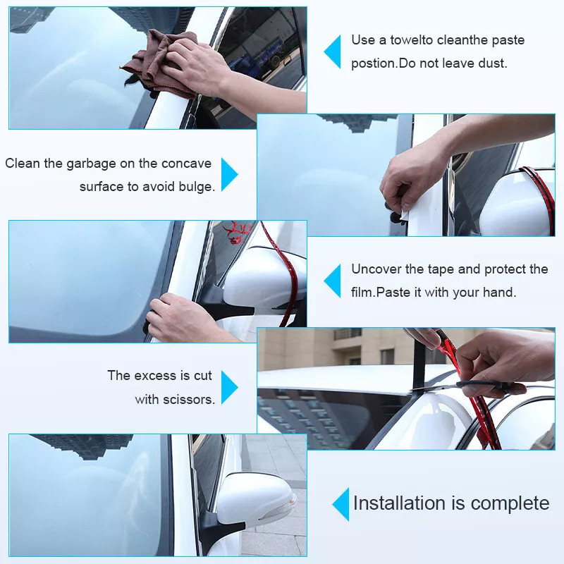 Rubber with Adhesive Double-Sided Tape High-Quality 10FT/3M T-Shape for Auto
