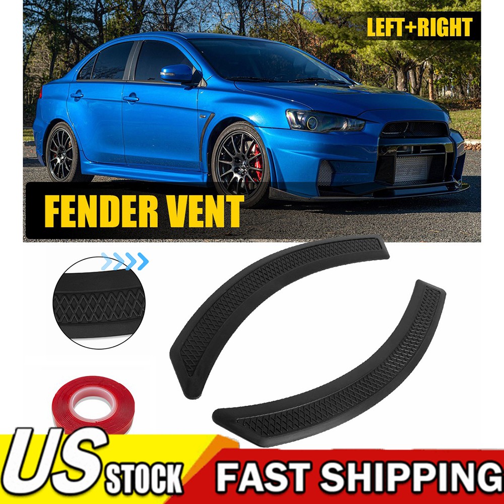 Evo 10 X Style Mesh Polyurethane Front Fender Side Vent Cover For Lancer 1~10X