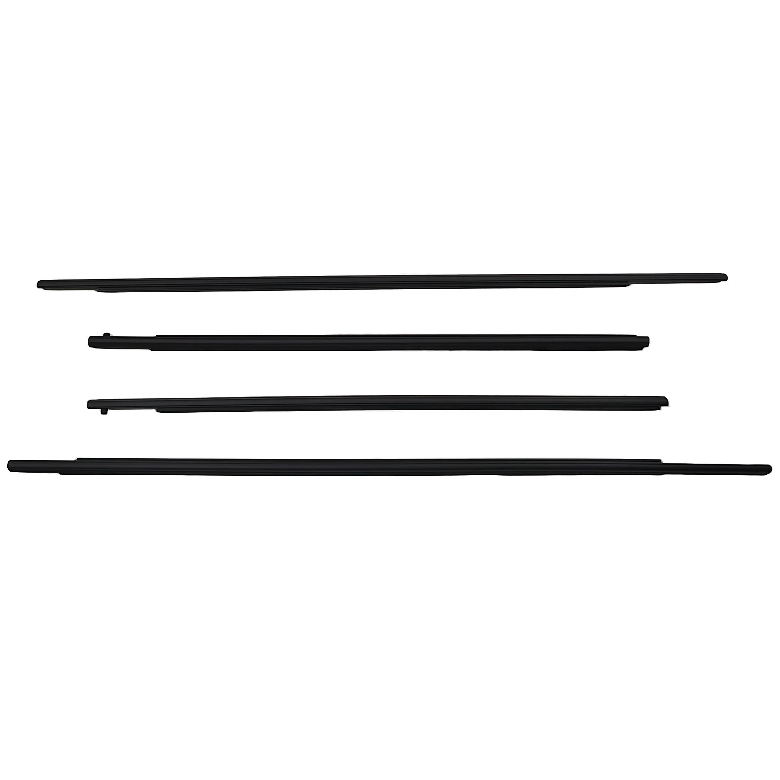 4pcs Door Window Moulding Trim Weatherstrip For Toyota Sienna 11-2020 6816008020