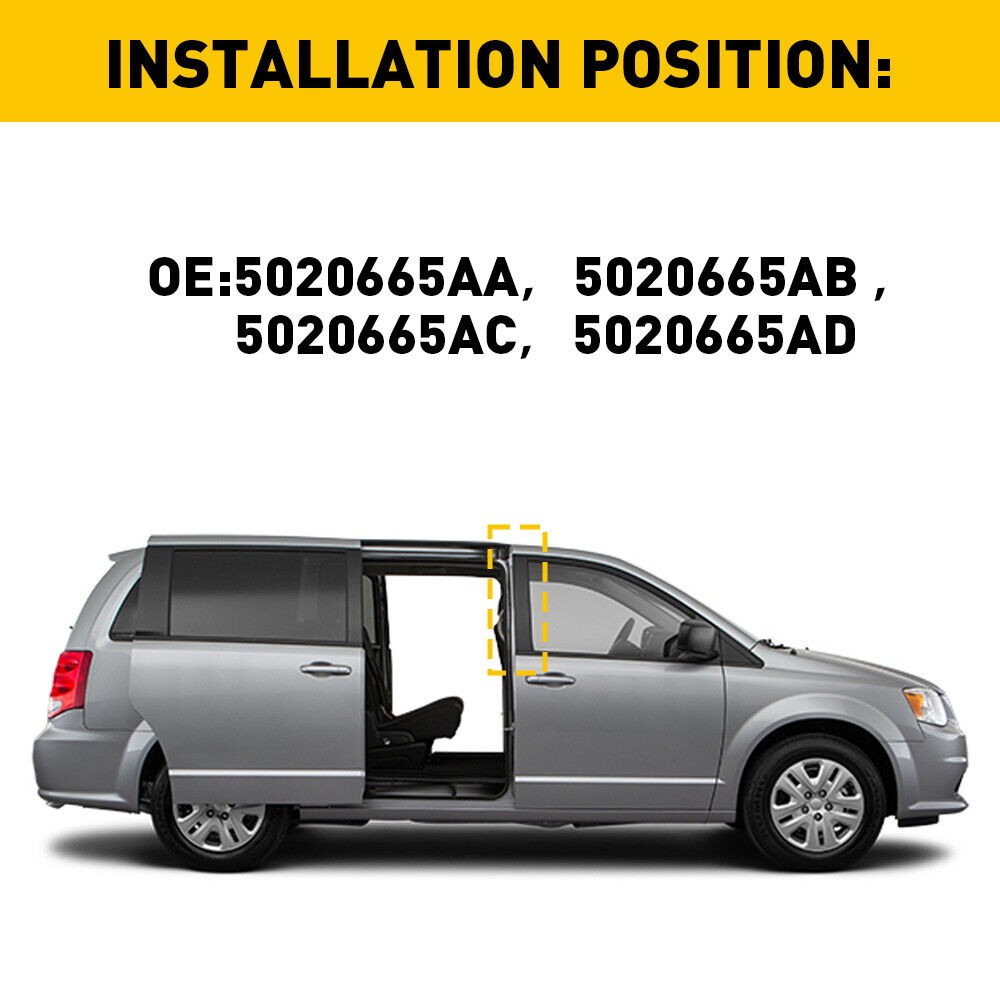 New B Pillar Front Passenger Door Applique For DODGE Grand Caravan Town&Country