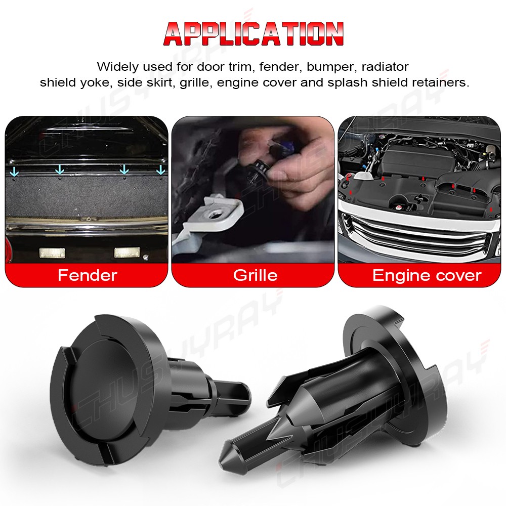 100pc Bumper Push Type Retainer for HONDA ACURA 91503-SZ5-003
