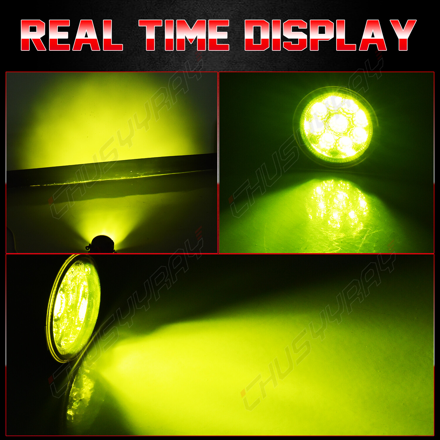 For Nissan Titan XD 2016 2017 -2019 Yellow Front Bumper Fog Light Driving Lamp